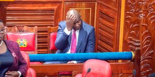 Kericho Governor Eric Kipkoech Mutai appears before the Senate 