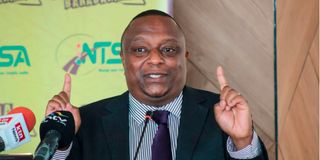 NTSA director-general George Njao 