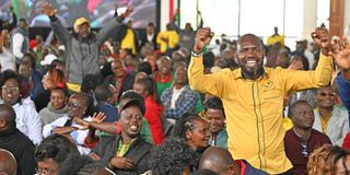 Teachers at State House