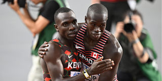 Marco Arop and Emmanuel Wanyonyi