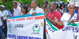 Lecturers' strike