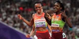Beatrice Chebet and Faith Kipyegon