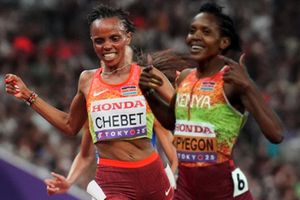 Beatrice Chebet and Faith Kipyegon