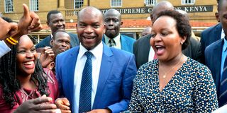 Peter Ndambiri and Anne Waiguru