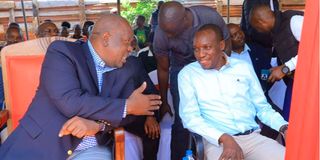 Fred Matiang'i and Simba Arati 