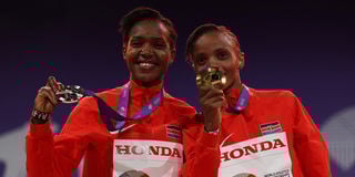 Beatrice Chebet and Faith Kipyegon