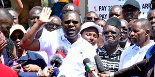 Public university lecturers and staff hold peaceful demonstration Nairobi CBD