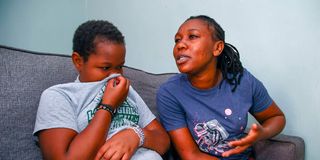 Mary Wairimu Mugure and Blessing Mugure