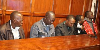 police in court