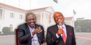 William Ruto and Gideon Moi