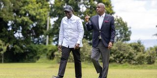 William Ruto and Gideon Moi