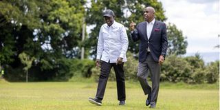 William Ruto and Gideon Moi
