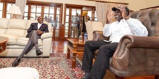 William Ruto and Gideon Moi