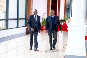 William Ruto and Gideon Moi 