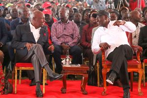 William Ruto and Gideon Moi 