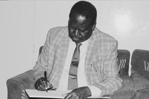 Former Prime minister Raila Amolo Odinga.