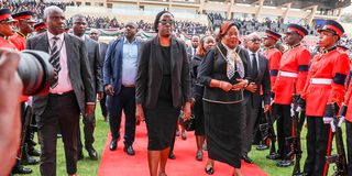 Ida Odinga and Rosemary Odinga
