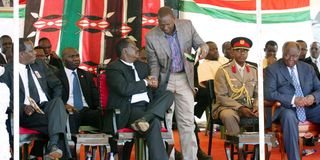 Raila Odinga and William Ruto