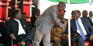 Raila Odinga and William Ruto