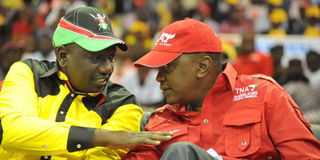Uhuru Kenyatta and William Ruto