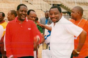 Raila Odinga and James Orengo