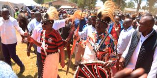 James Orengo and Raila Odinga