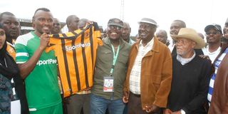 Raila Odinga and Ambrose Rachier