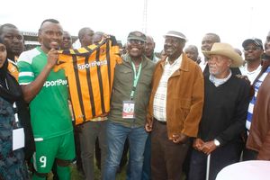 Raila Odinga and Ambrose Rachier