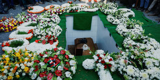 Raila's grave