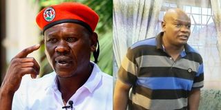 Bob Njagi (left) and Nicholas Oyoo who went missing in Uganda