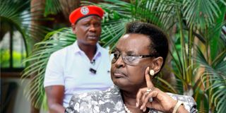 Activist Bob Njagi and Uganda’s First Lady Janet Museveni