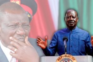 William Ruto and Raila Odinga