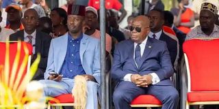 Raila Junior and Nana Akufo-Addo