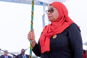 President Samia Suluhu Hassan takes the oath of office 