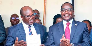 Constantine Wasonga and Julius Ogamba