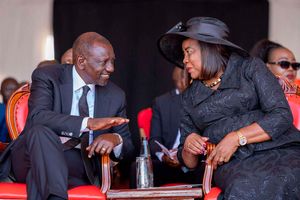 William Ruto and Ida Odinga