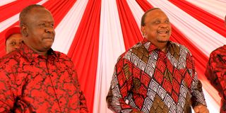 Uhuru Kenyatta and Fred Matiang'i