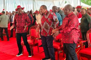 Uhuru Kenyatta and Fred Matiang'i