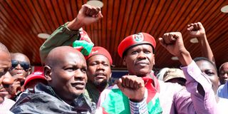 Nicholas Oyoo and Bob Njagi