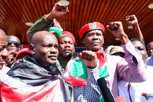 Nicholas Oyoo and Bob Njagi