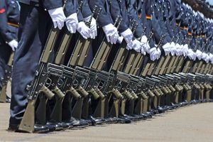 Police parade.