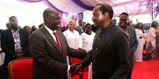 Rigathi Gachagua and Kalonzo Musyoka