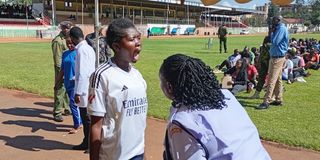 police recruitment man teeth