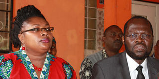 Janet Ongera and Anyang' Nyongo' 