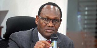 Treasury Principal Secretary Chris Kiptoo.
