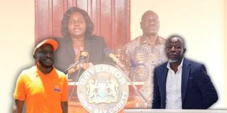 Gladys Wanga and Oyugi Magwanga