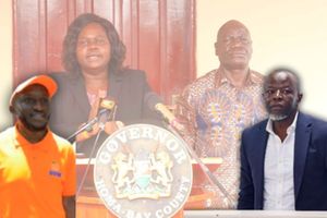 Gladys Wanga and Oyugi Magwanga