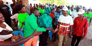 Kalonzo Musyoka and Stanley Kenga