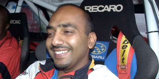 Rally driver Assad Khan