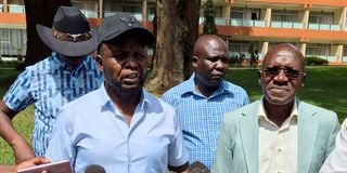 George Natembeya and Boni Khalwale